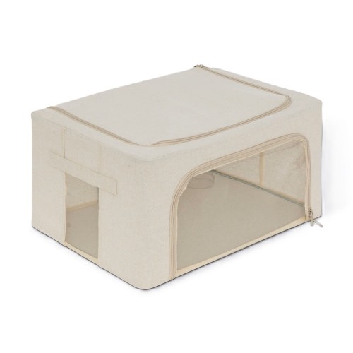 Pojemnik na ubrania Groomy 50x35x25, beżowy - 5five