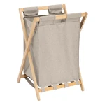 Składany kosz na pranie stojący Tidy Box 50L, szary - 5five