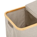 Składany kosz na pranie z przegrodami Tidy Box 80L, szary - 5five