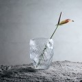 Szklany wazon o organicznym kształcie Mud Clear - Muubs