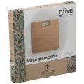 Waga łazienkowa, bambusowa - 5five
