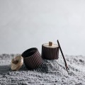 Drewniany pojemnik z pokrywką marmurową Yami - Muubs