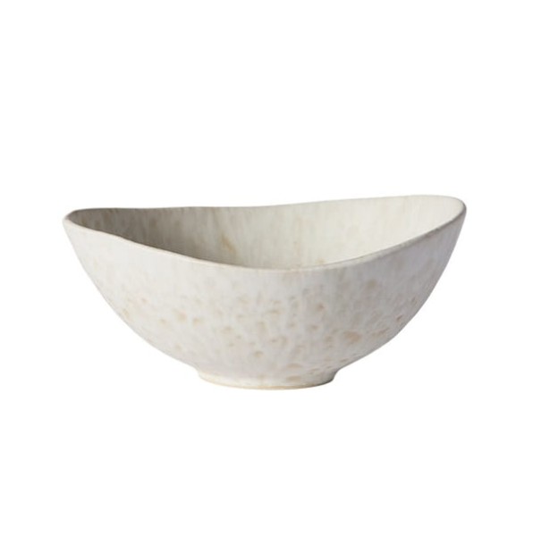Ceramiczna miska z fakturą i organicznym kształtem Tega - Muubs
