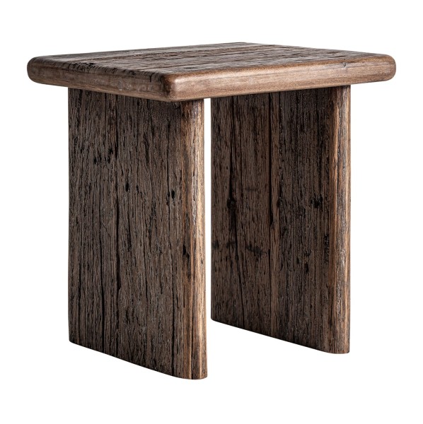Drewniany stolik kawowy, w stylu wabi sabi Toigne - Vical