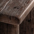 Drewniany stolik kawowy, w stylu wabi sabi Toigne - Vical