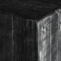 Postument dekoracyjny czarny Vievy, drewniany - Vical