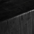 Postument dekoracyjny czarny Vievy, drewniany - Vical