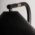Elegancka lampa podłogowa z marmurową podstawą, czarna - Vical