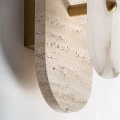 Designerski kinkiet z trawertynu Tetbury 50 - Vical