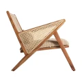 Boho fotel z plecionką wiedeńską Hickory - Vical