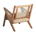 Boho fotel z plecionką wiedeńską Hickory - Vical