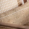 Boho fotel z plecionką wiedeńską Hickory - Vical