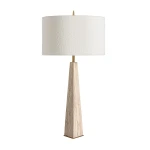 Lampa stołowa designerska z trawertynu Tetbury - Vical