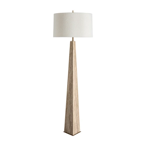 Lampa podłogowa designerska z trawertynu Tetbury - Vical