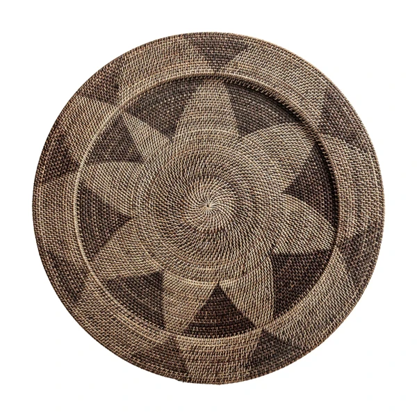 Dekoracja ścienna z rattanu Boho Brown 100 - Vical
