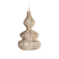 Dekoracyjna lampa sufitowa rattanowa 54cm - Vical
