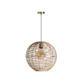 Lampa rattanowa z abażurem w formie kuli - Vical