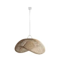 Duża lampa z rattanu o organicznym kształcie - Vical
