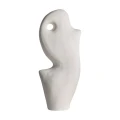 Designerski wazon ceramiczny Leghe, biały - Vical