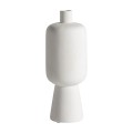 Wazon ceramiczny na nodze Leghe, biały - Vical