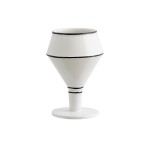 Ceramiczne kieliszki w linie Capparis białe, 2 szt - Nordal