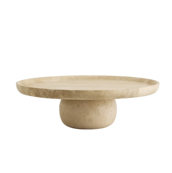 Patera z kamienia trawertynu Masa 50 cm - Nordal