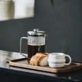 Kubek z kamionki Ysia 300 ml, w kolorze kości słoniowej - Nordal