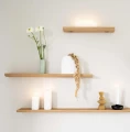 Wąska półka na obrazy Floating 72x7, dąb olejowany - EKTA Living
