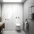 Nowoczesny wieszak na ręczniki Bathroom, dąb olejowany - EKTA Living
