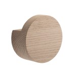 Wieszak pojedynczy drewniany Wood Knot Ø7, dąb naturalny, 2 szt - EKTA Living