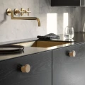 Gałki do szafek i szuflad Wood Knot Ø3.5, dąb naturalny, 2 szt - EKTA Living
