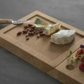 Deska do krojenia i serwowania 27x32,5, dębowa - EKTA Living
