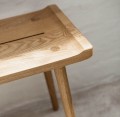 Drewniany stołek Scala, dąb olejowany - EKTA Living