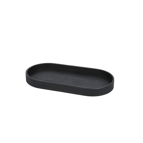 Drewniana tacka 11x23, czarna - EKTA Living