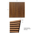 Lamele ścienne MDF na filcu akustycznym Colva 60x60, efekt jasnego dębu - Atmosphera