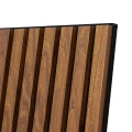 Lamele ścienne MDF na filcu akustycznym Colva 60x60, efekt orzecha włoskiego - Atmosphera