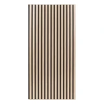 Lamele ścienne MDF na filcu akustycznym Colva 120x60, efekt jasnego dębu - Atmosphera