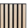 Lamele ścienne MDF na filcu akustycznym Colva 120x60, efekt jasnego dębu - Atmosphera