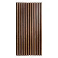 Lamele ścienne MDF na filcu akustycznym Colva 120x60, efekt orzecha włoskiego - Atmosphera