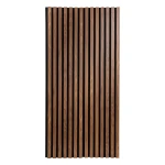 Lamele ścienne MDF na filcu akustycznym Colva 120x60, efekt orzecha włoskiego - Atmosphera
