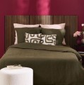 Lamele ścienne MDF na filcu akustycznym Colva 120x60, efekt orzecha włoskiego - Atmosphera