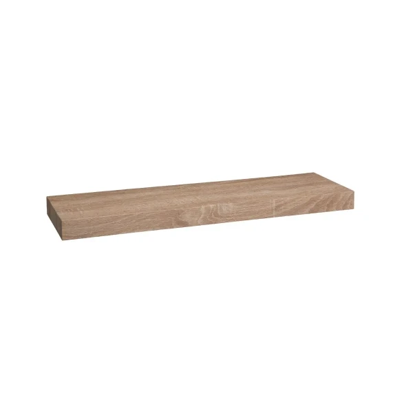 Prosta półka ścienna Fixy 60 cm, efekt drewna - 5five