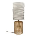 Lampa stołowa rattanowa z plecionką wiedeńską Maestro 71 - Pomax