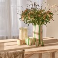 Szklany świecznik kolorowy Cannes Fresh Green Ø13 - Pomax