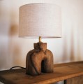 Lampa stołowa drewniana Lampedusa 38 - Pomax
