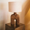 Lampa stołowa drewniana Lampedusa 49 - Pomax