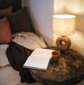 Lampa stołowa drewniana Lampedusa Organic 51 - Pomax