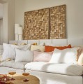 Dekoracja ścienna z drewna mango Mangga 55x120 - Pomax