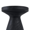 Drewniany stolik pomocniczy Gravity, czarny - Bazar Bizar