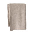 Narzuta z miękkiej bawełny waflowej Miro 260x260, beżowa - Tell Me More